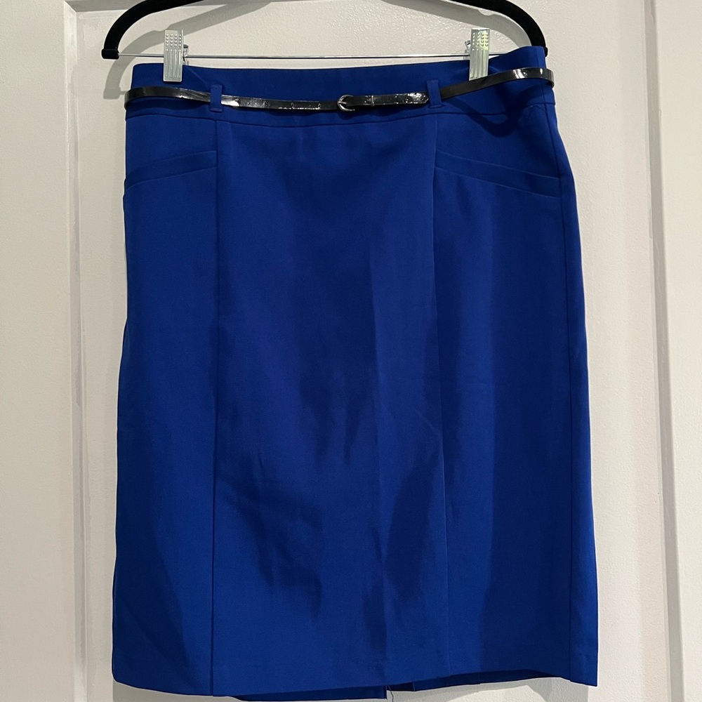 Blue skirt